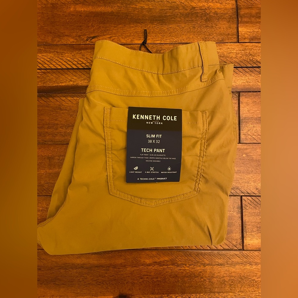 Kenneth Cole Slim Fit Tech Pants